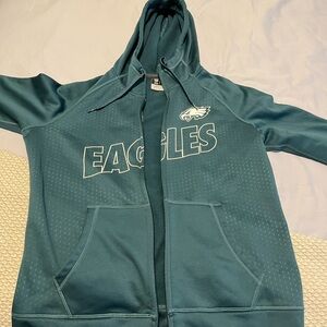 Eagles Women's Teal Hoodie Jacket